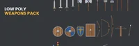 LowPolyWeaponsPack - Preview image 8