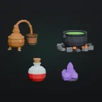 Low Poly Alchemy Pack - Preview image 7
