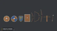 LowPolyWeaponsPack - Preview image 4