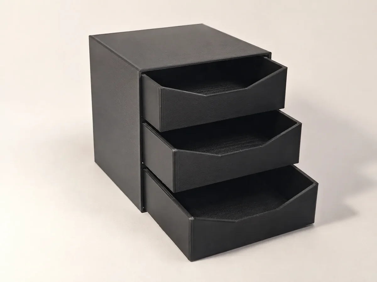 Minimalist 3 Drawer Desk Organizer - 3D model