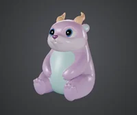 Soft Fantasy Creature – Decorative Figurine - Preview image 2