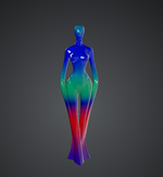 Chromatic Form – Abstract Human Sculpture STL - Preview image 3 - STL 3D print