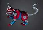 Cyber Mech Cat – Futuristic Robotic Figurine STL - Preview image 2 - STL 3D print