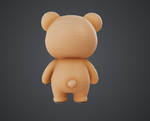 “cute fluffy little bear” 🧸 - Preview image 2 - STL 3D print