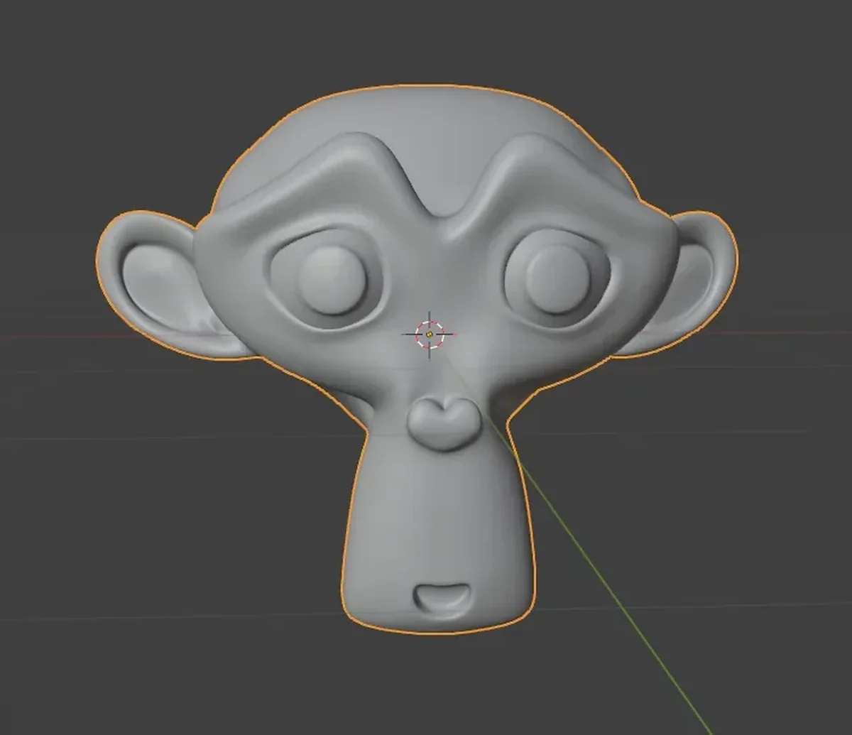 Stylized Monkey Head – Cartoon Character STL - 3D model