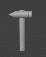 Simple Hammer Tool – 3D Printable STL - Preview image 2 - STL 3D print