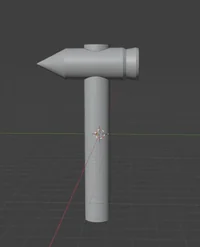 Simple Hammer Tool – 3D Printable STL - Preview image 2