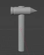 Simple Hammer Tool – 3D Printable STL - Preview image 1 - STL 3D print
