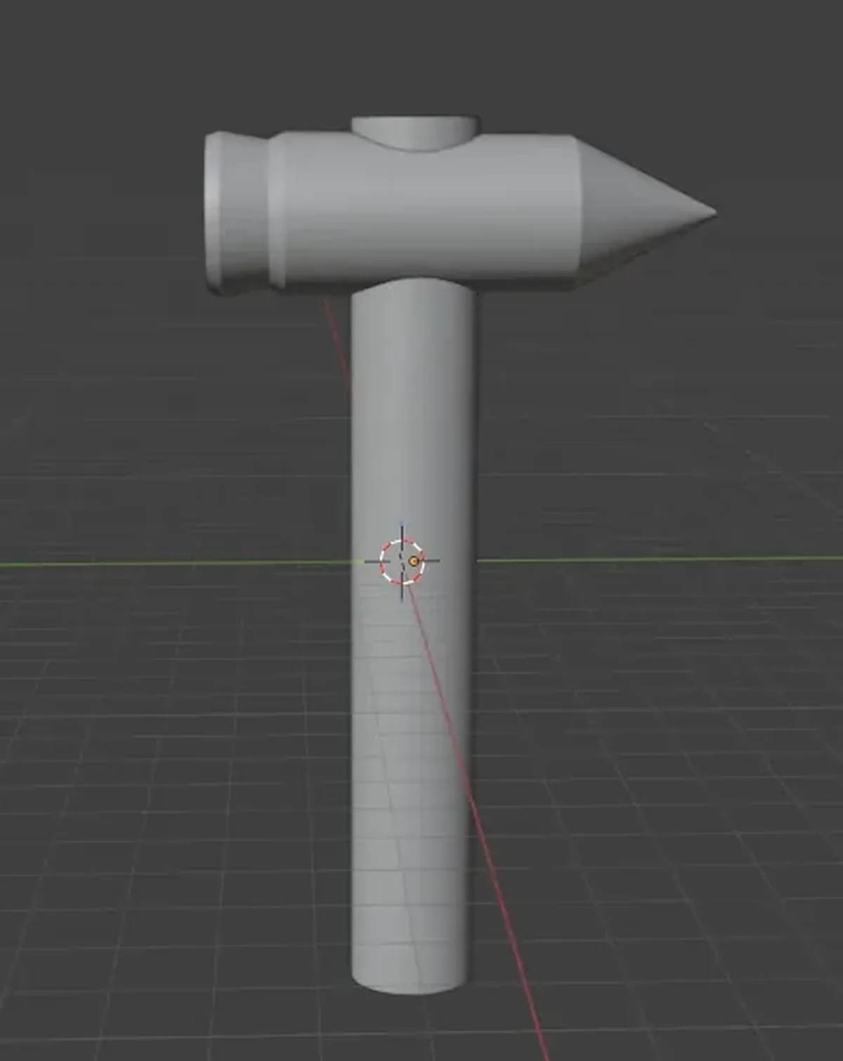 Simple Hammer Tool – 3D Printable STL - 3D model