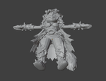 Dragonhide Fox Huntress - Preview image 8 - STL 3D print