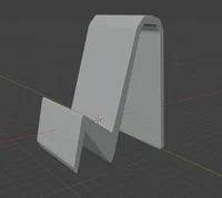 Minimal Phone Stand – Modern Desk Smartphone Holder (STL) - Preview image 2