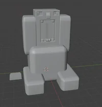Blocky Coin Bank – 3D Printable Piggy Bank with Removable Bottom (STL) - Preview image 2