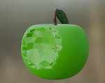 Apple Set – Whole & Bitten Apple Decorative Models - Preview image 2 - STL 3D print