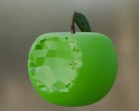 Apple Set – Whole & Bitten Apple Decorative Models - Preview image 2