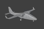 Tecnam P2006T – Detailed Twin Engine Aircraft - Preview image 2 - STL 3D print
