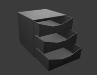 Minimalist 3 Drawer Desk Organizer - Preview image 3
