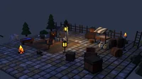 Low Poly Dark Fantasy — RPG Environment & Props Pack - Preview image 6