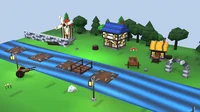 Low Poly Fantasy Village — Environment & Props Pack - Preview image 2