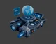 Sci-Fi Holographic Scanner Device - Futuristic Globe Project