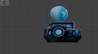 Sci-Fi Holographic Scanner Device - Futuristic Globe Project - Preview image 4