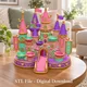 Princess Castle Organizer STL File for 3D Print