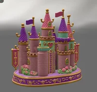 Princess Castle Organizer STL File for 3D Print - Preview image 6