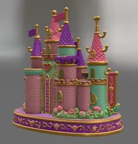 Princess Castle Organizer STL File for 3D Print - Preview image 7