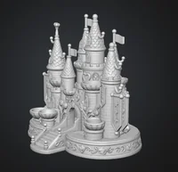Princess Castle Organizer STL File for 3D Print - Preview image 9