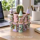 Rose Princess Castle Planter STL File for 3D Print
