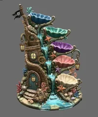 Advertising Enchanted Shipwreck Shell Bowl Organizer STL File for 3D Print - Preview image 3