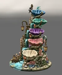 Advertising Enchanted Shipwreck Shell Bowl Organizer STL File for 3D Print - Preview image 5