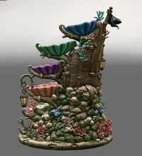 Advertising Enchanted Shipwreck Shell Bowl Organizer STL File for 3D Print - Preview image 6