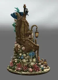 Advertising Enchanted Shipwreck Shell Bowl Organizer STL File for 3D Print - Preview image 7