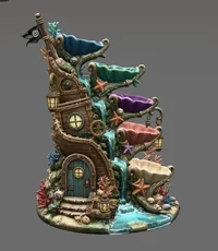 Advertising Enchanted Shipwreck Shell Bowl Organizer STL File for 3D Print - Preview image 8