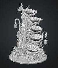 Advertising Enchanted Shipwreck Shell Bowl Organizer STL File for 3D Print - Preview image 10