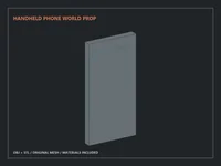 Handheld Phone World Prop - Preview image 1