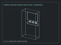 Compact Arcade Cabinet World Prop - Preview image 1