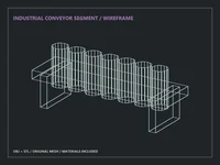 Industrial Conveyor Segment - Preview image 1