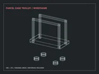 Parcel Cage Trolley - Preview image 1