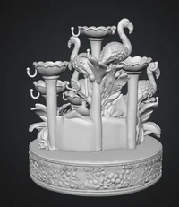 Flamingo Jewelry Organizer STL File for 3D Print - Preview image 10