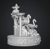 Flamingo Jewelry Organizer STL File for 3D Print - Preview image 11
