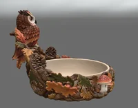 Autumn Owl Bowl Organizer STL File for 3D Print - Preview image 7