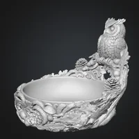 Autumn Owl Bowl Organizer STL File for 3D Print - Preview image 10