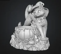 Halloween Witch Cat Pumpkin Bowl STL File for 3D Print - Preview image 9