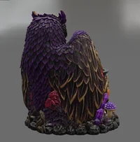 Mystic Halloween Owl Bowl STL File for 3D Print - Preview image 7