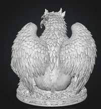 Halloween Griffin LED Light Holder STL File for 3D Print - Preview image 4