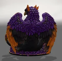 Halloween Griffin LED Light Holder STL File for 3D Print - Preview image 10