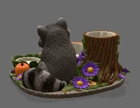 Autumn Raccoon Organizer STL File for 3D Print - Preview image 6