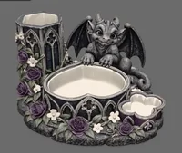 Gothic Dragon Organizer STL File for 3D Print - Preview image 4