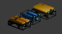 Underwater ROV Pack (low poly) - Preview image 1